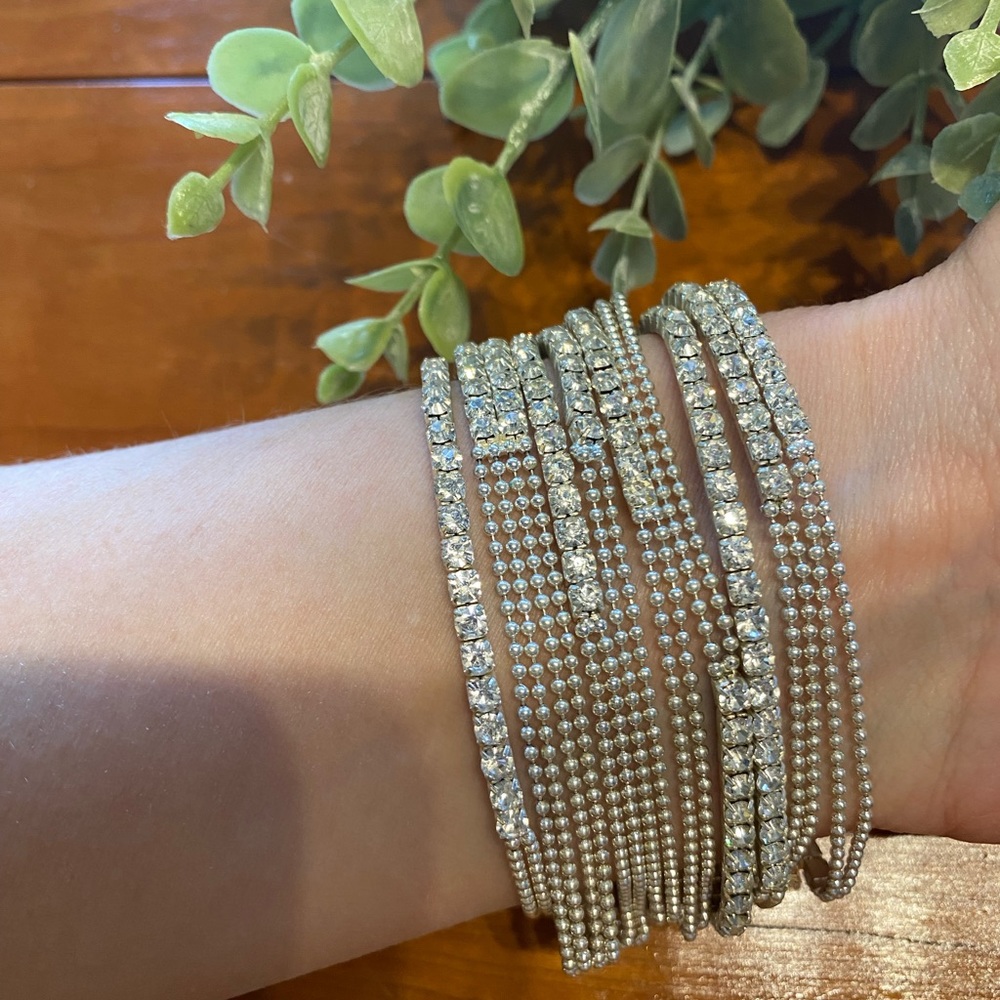 Rhinestone bracelets - Picture 2 of 3
